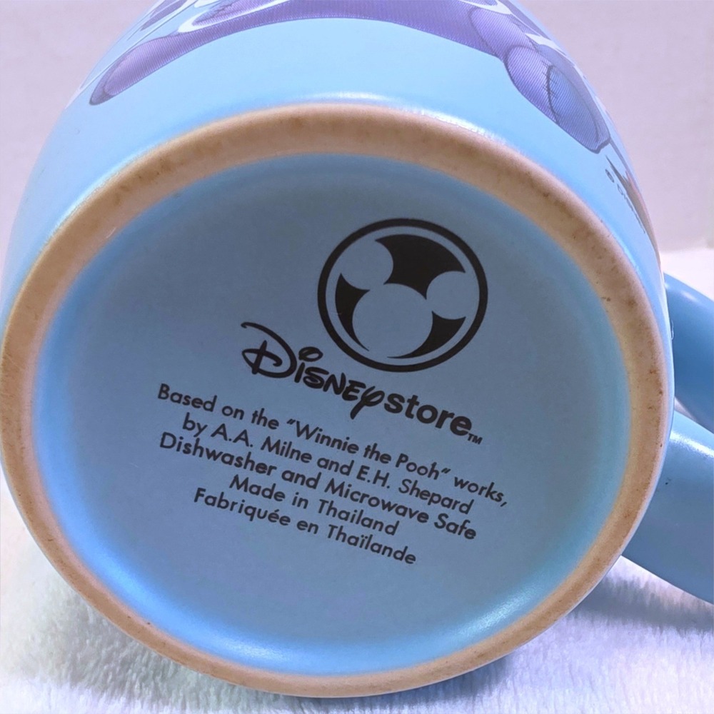 Disney Store Eeyore Winnie the Pooh Blue Ceramic Coffee Mug - Picture 4 of 7